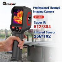 TOOLTOP ET693C Caméra thermique portable 256*192, fusion de l'image visible et infrarouge 1080P, pour réparation de circuits imprimés et de câblages électriques