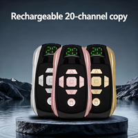 Rechargeable 20 Channel Smart Multi-Frequency Wireless Copy Remote Control, Automatic Gate Rolling Shutter Door Duplicator Key,