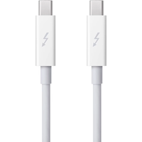 Original Thunderbolt 2 Custom Cable Adapter Cord White Male to Male Connector 2M for Multimedia Monitor Data Transfer Gift
