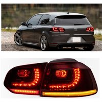 LED-Rückleuchten-Set für VW Golf 6 MK6 R20 2008-2013 Brems-, Rückfahr-, sequenzielle Blinker- und Rücklichter