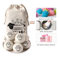 Drying Ball Removal Static Anti-Winding Wool Ball Home Laundry Ball Wool Drying Felt Ball Oversized Drying Ball Animal Pattern