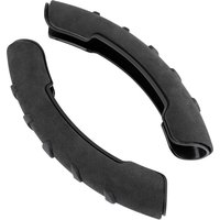2PCS Car Steering Wheel Cover Alcantara Suede Universal Steering Cover Trim Protector Handle Anti-Slip Protection Accessories image 4
