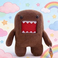 Kawaii Soft Domo Kun Plush Toy Cute Stuffed Animal Doll Cartoon Figure Kids Gift for Birthday Christmas Party