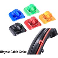 2 pcs MTB Bicycle C Type U Buckle Snap Disc Brake Bike Shifter Cable Hose Guide Set Pipe Line Deduction Transmission Clamp