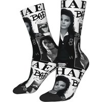 1 Pair Funny Crazy Sock for Men Moonwalk Icon Hip Hop Harajuku M-Michael Jackson Happy Quality Pattern Printed Sock Casual Gift