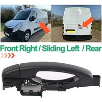 For Vauxhall / Opel Movano 2010 - 2016 Renault Master MK3 Door Handle Left Sliding / Rear Holder Operation 806067794R 806068194R