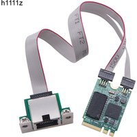 NOWA karta sieciowa 5 Gb/s M2 M.2 A+E Key to RJ45 Com Port Lan Card NIC RTL8126 Chip 5G Gigabit Ethernet Network Adapter for Desktop