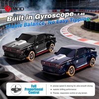 9IMOD 1/64 RC Drift Car 2.4G 4WD Remote Control Car with Gyro LED Lights