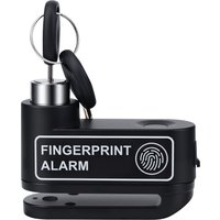 AliExpress Extractme Motorcycle Fingerprint Disc Brake Lock 120dB Anti-Theft Alarm Bicycle Scooter Wheel Disk Padlock Security Lock