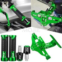 Motorcycle License Plate Holder Bracket LED Lights Handles Grips Ends For KAWASAKI Ninja ZX6 ZX6R ZX6RR ZX-6R 636 1990-2023 2024
