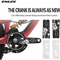 ENLEE Bicycle Crank Protection Sticker Road Mountain Bike Crank Protection Film 3M Sticker Retrofitting Film Riding Accessories