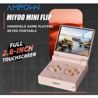 MIYOO MINI FLIP Handheld Game Players 2.8'' IPS Screen Linux System Video Game Consoles Free Case Gamer Dual analog sticks Gift image 4