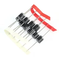 10Pcs/set Rectifier Diodes Kit 1000V 6A/10A DO-27 Electrical Axial Rectifier Diode Kit Schottky Diodes Kit 6A10 10A10 Diode