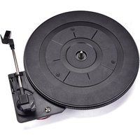 Vintage Vinyl Record Player Turntable Portable Replacement Stylus Built-in Preamp Adjustable Counterweight Audio Video