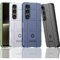 Shockproof Rugged Shield Matte TPU Case for Sony Xperia 1 10 VI 5 V Protective Cover Fundas Coque Capa