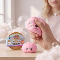 Rainbow Dumpling Squishy Bubble Fidget Toy, Mystery Blind Box Squeeze Ball, Slow Rebound Stress Relief Toy for Desktop Ornament