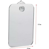 Portable Travel Shaving Bathroom Accessories Tools Acrylic Anti Fog Mirror Shower Shaving Fogless Mirror Washroom Unbreakable