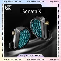 KZ SonataX earphone 2nd Gen Self-Developed Low-Frequency Driver New Acoustic Structure HiFi In-Ear Monitor Earphone 28 Drivers