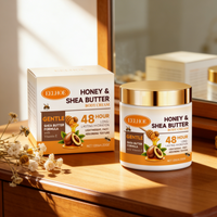 Eelhoe Honey Shea Butter Body Cream Soften Skin Nourish Refreshing Lightweight Gentle Formula Deep Moisturizing Body Lotion 120g