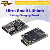 SAFE & SMALL USB-C Li-ion Battery Charger Board 3.7V 4.2V 1A Automatic Charge Stop with Protection Plug & Play for 18650 Battery