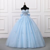 Shiny Party Dress 15 Quinceanera Dresses Ball Gown Glitter Prom Dress With Bow Tie High-end 15 Year Old Gown Customized 2025