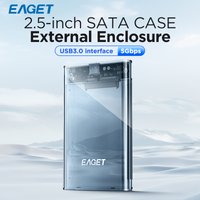 Eaget HDD Case 2.5in SATA to USB 3.0 Hard Drive Enclosure for SSD Disk HDD Box USB C 3.1 Gen 2 Case HD External HDD Enclosure