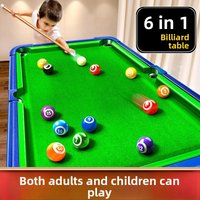 Kids Billiard Table for Boys 3-8 Years Old Mini Indoor Desktop Pool Table Toy for Children Home Use 5-7 Age Friendly Small Size