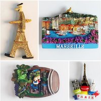 France Marseille Fridge Magnets Rocamadour Travelling Souvenirs Paris the Eiffel Tower Saumur Fridge Stickers Wedding Gifts