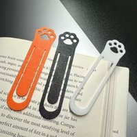 1PCS 3D Printed Cat Paw Bookmark, Cute Cat Claw Bookmark, Mini Kitten Bookmark Suitable for Any Book, Perfect Office Supplies