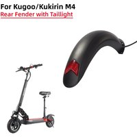 For Kikirin Kugoo M4 Scooter Rear Mudguard with Taillight Rear Wheel Guard For Kugoo M4 Electric Scooter Rear Fender Parts
