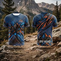 Family Men Breathable Enduro off Road Motocross Mtb Mountain Bike Jersey Cycling Top Riding Quick Dry Fitness Wear Cycling Top
