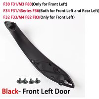 1 szt. Plastikowa ABS Wewnętrzna Klamka Drzwi Wewnętrznych do BMW Serii 3 4 M3 M4 F30 F80 F31 F32 F33 F34 F35 F36 F82