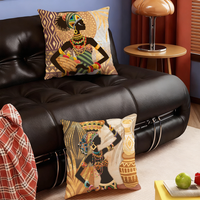 African Tribal Style Elephant Pillow Case Sofa Living Room Bedroom Headboard Backrest Square Cushion Nap Time