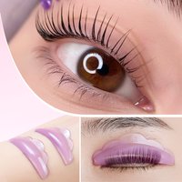 5 Sizes Lash Lift Sheilds,No glue Eyelash Lifting Shield Self Sticky Lash Lift Rods, Lami Lamination Roller Curler Pad
