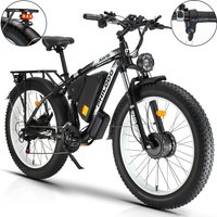 AliExpress NONE PHILODO H8 Ebike 2000W Dual Motor 48V 23Ah Removable Battery 20*4.0 Inch Fat Tire Mountain Electric Bike Snow Electric Bicycle