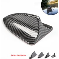 Carbon Fiber Car Shark Fin Antenna With Signal Reception Function Car Pattern Baking Fin Tail AM/FM Styling Antenna
