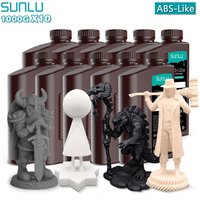 SUNLU 10KG ABS-Like Resin 405nm UV Curing Photopolymer LCD Printer Can Drilled Processed Internal Threads High Hardness