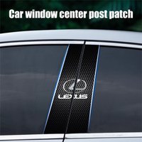 Car Middle Column Scratch Protection Decorative Paster Stickers For Lexus IS RX NX ES LS GS UX LX LC RC GC GX IS250 IS300 IS200