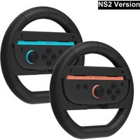 2 Pcs/Set Racing Steering Wheels for Switch 2 JoyCon Controller Attachment Accessories for Nintendo Switch 2 Mario Kart Games