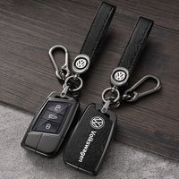 Zinc Alloy Car Key Case Protection Cover Shell Fob For VW Volkswagen Passat B8 Tiguan Magotan Protector Kodiaq A7 Tiguan MK2 CC