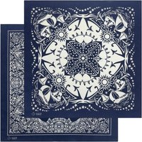 100% cotton Hip Hop Bandana blue nautical Styles 55x55CM Man Women Fashion Outdoor Headbands Hair Band Wrist Wraps Hair Scarves