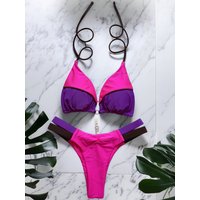 2026 New Sexy Micro Bikini Set Swimsuit Thong Female Bathing Brazilian Women Swimwear Biquini Suit Sexy Up Bikinis