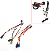 24-60V Electric Bike Light Connection Line E-bike Headlight Front Rear TailLight Rubber Wire Ebike Cycling Accessories Bicicleta