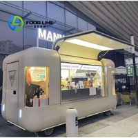 Fully Equipped Cart Trailers Fast Food Custom Cream Food Truck with Full Equipment Mobile Food Trailer