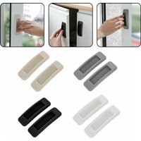 2pcs Window Cabinet Drawer Handles Multi-purpose Handle Self-adhesive Cabinet Sliding Door Glass Handle