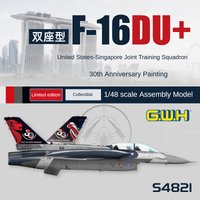 S4821 Great Wall 1/48 F-16DU+Republic Of Singapore Air Force USAF-RSAF 30 YEARS Partnership Anniversary Scheme 2023