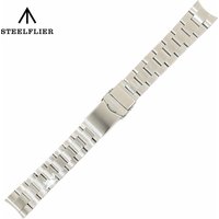 STEELFLIER Official Luxury Watch Strap 20mm Stainless Steel Watchband SF862 Fold Safety Buckle Replacement Band for SF740V SF746