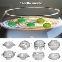 Candle Mold PC Floating Candle Mould For Candle Making 3D DIY Candle Mold For Making Candle Decorations For Holiday Party