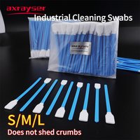 100pcs Industry Cotton Swab Cleaning Tools Anti-static Dust Off Nonwoven Fiber Laser Tools for Lens Protective Window