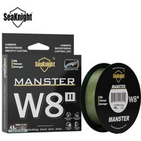 SeaKnight NEW MONSTER/MANSTER W8 II 150M 300M 500M 8 Strands Casting Braid Fishing Line 15LB-100LB Smooth Multifilament PE Lines